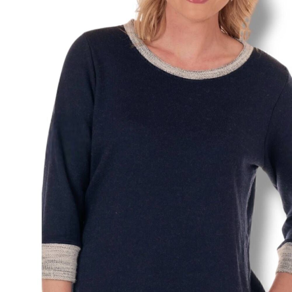 Fresh Produce Womens Sweatshirt Sz Small Casual Black Cotton Athleticore Classic